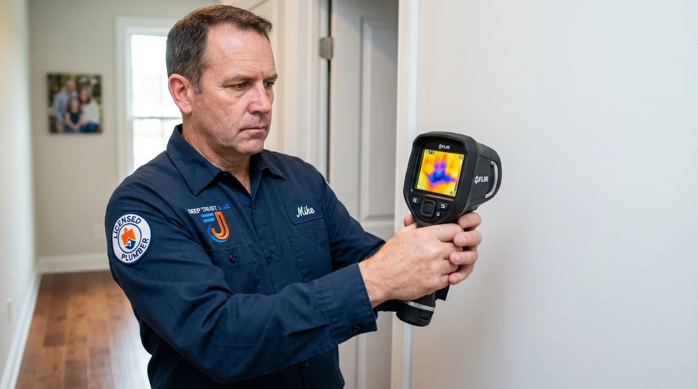 Thermal imaging leak detection by Johns Plumbing LLC in Twin Falls